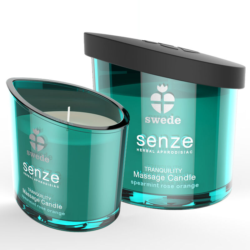 SWEDE - VELA DE MASSAGEM SWEEDE SENZE TRANQUILITY - HORTELÃ, ROSA, LARANJA 1 SWEDE - VELA DE MASSAGEM SWEEDE SENZE TRANQUILITY - HORTELÃ, ROSA, LARANJA