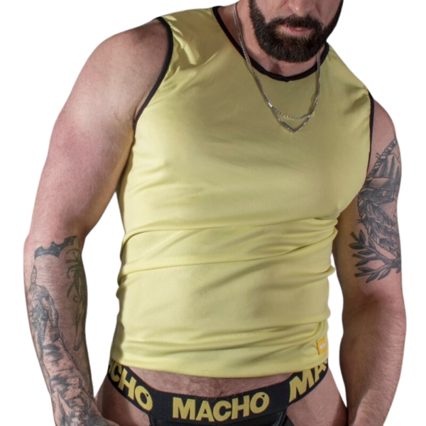 MACHO - T-SHIRT AMARELO S/M