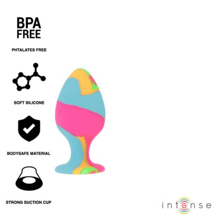INTENSE - CONJUNTO DE plugs DE SILICONE MULTICOLOR