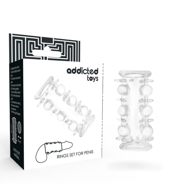 ADDICTED TOYS - PÉNIS MANGA TRANSPARENTE