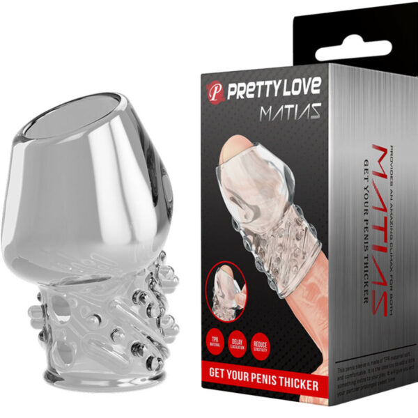 PRETTY LOVE - MATIAS PÉNIS TRANSPARENTE MAIS ESPESSO