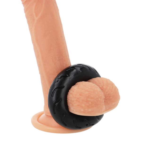 POWERING - ANEL PARA PÉNIS SUPER FLEXÍVEL E RESISTENTE 5CM PR08 PRETO