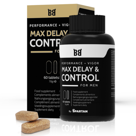 BLACKBULL BY SPARTAN - MAX DELAY & CONTROL MXIMO DESEMPENHO PARA HOMENS 60 CÁPSULAS