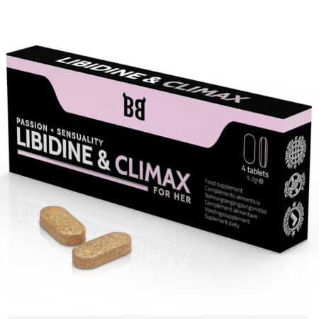 BLACKBULL BY SPARTAN - LIBIDINA E CLIMAX AUMENTAM L BIDO PARA MULHERES 4 CÁPSULAS