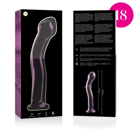 NEBULA SERIES BY IBIZA - MODELO 18 DILDO VIDRO BOROSILICADO 18,5 X 3,5 CM ROSA