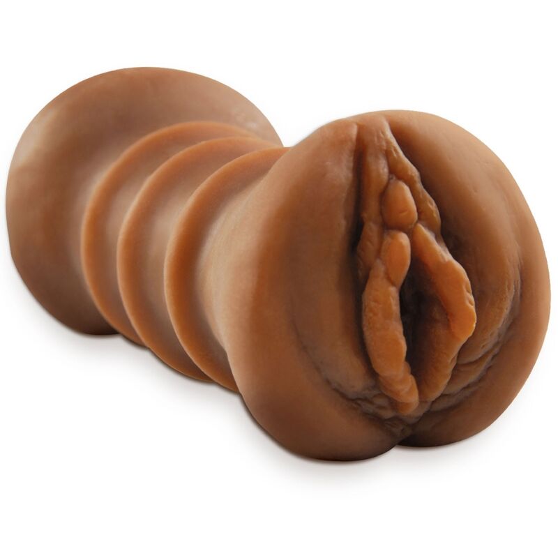 FETISH FANTASY EXTREME - MASTURBADOR REALÍSTICO DE DUPLA ENTRADA VAGINA E ANO Castanho