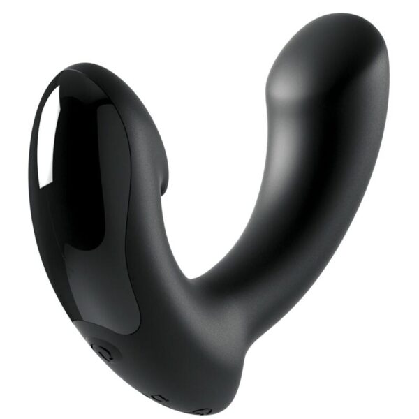 SIR RICHARDS - massajador DE PRÓSTATA P-POINT DE SILICONE PRETO