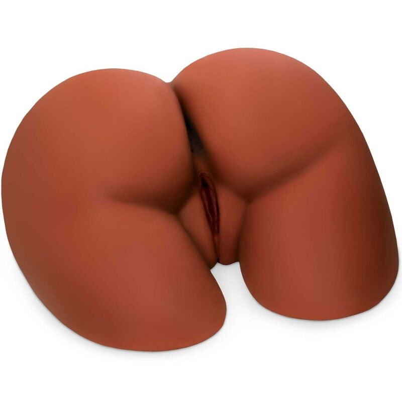 PDX PLUS - MASTURBADOR PERFECT ASS XL DUPLA ENTRADA Castanho