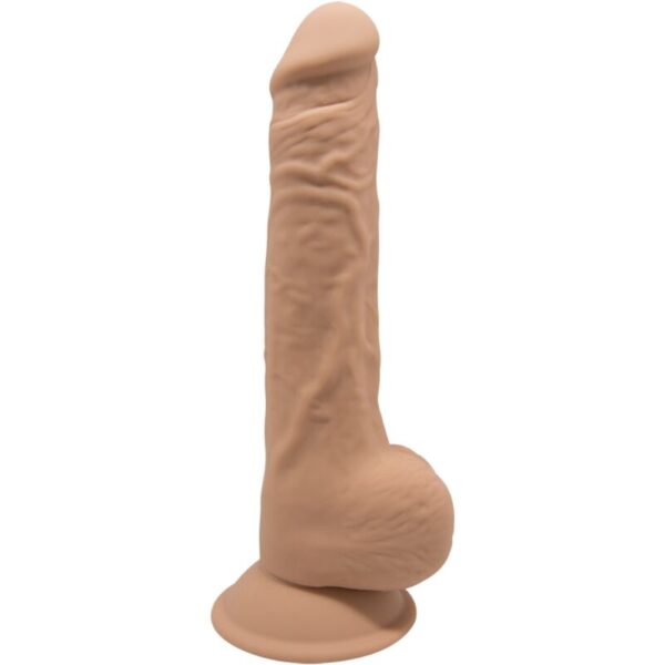 SILEXD - MODELO 1 PÉNIS REALÍSTICO PREMIUM SILEXPAN SILICONE CARAMELO 24 CM