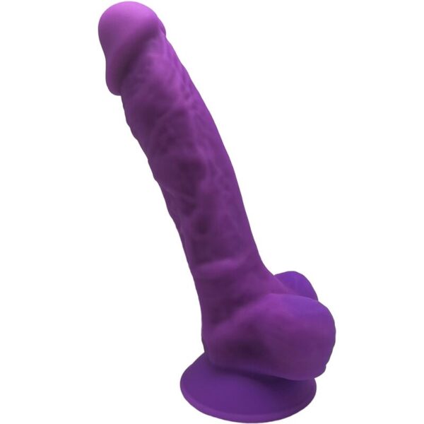 SILEXD - MODELO 1 PÉNIS REALÍSTICO PREMIUM SILEXPAN SILICONE VIOLETA 17.5 CM