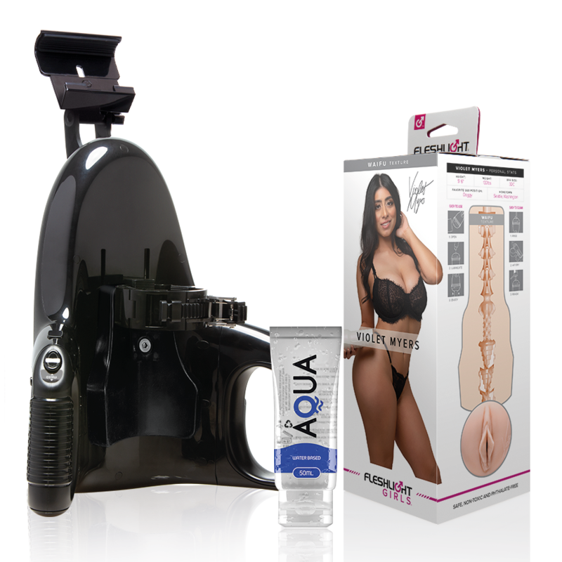 FLESHLIGHT - VIOLET MYERS WAIFU + LANÇAMENTO UNIVERSAL + LUBRIFICANTE AQUA QUALITY 50 ML 1 FLESHLIGHT - VIOLET MYERS WAIFU + LANÇAMENTO UNIVERSAL + LUBRIFICANTE AQUA QUALITY 50 ML
