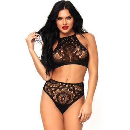 LEG AVENUE - CONJUNTO 2 peças TOP E CALA M/L