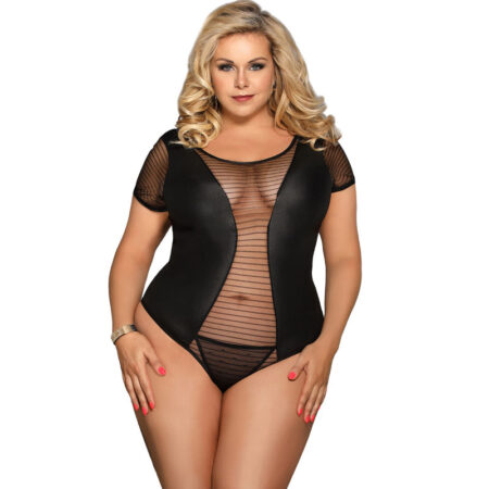 SUBBLIME QUEEN PLUS - FETISH CURTO SLEEVE body
