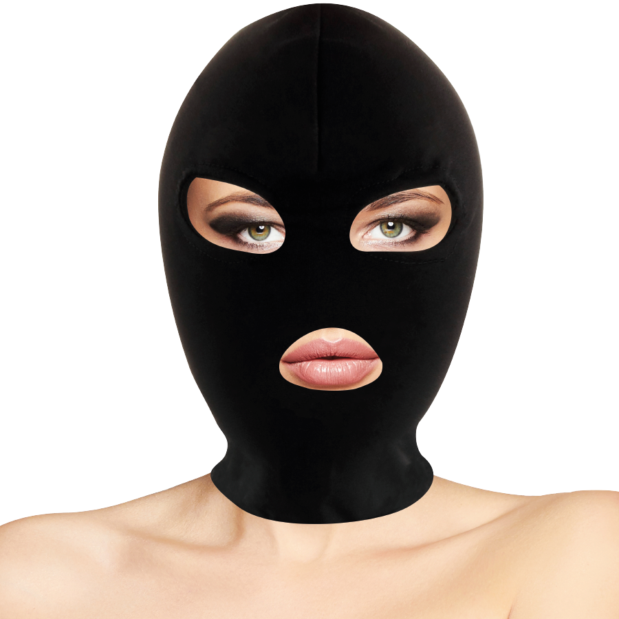 DARKNESS - MSCARA DE SUBMISSO DE BDSM BOCA E OLHOS PRETA 2 DARKNESS - MSCARA DE SUBMISSO DE BDSM BOCA E OLHOS PRETA