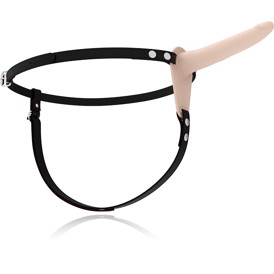 FETISH SUBMISSIVE HARNESS - CARNE SILICONE 15 CM 4 FETISH SUBMISSIVE HARNESS - CARNE SILICONE 15 CM