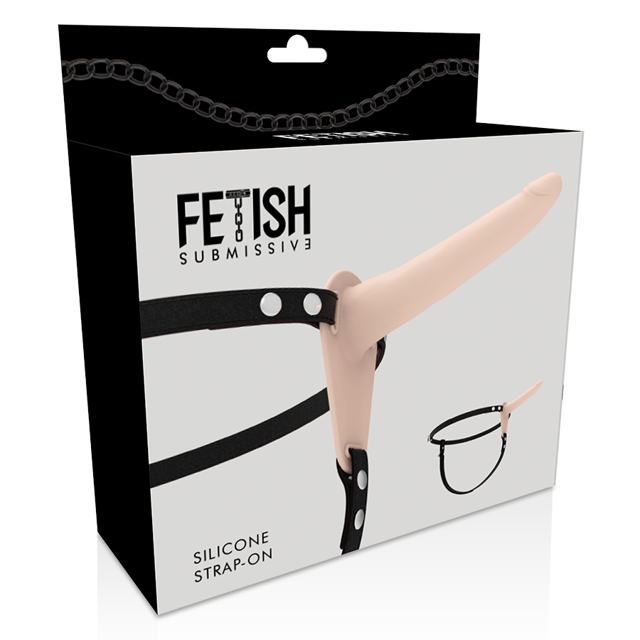 FETISH SUBMISSIVE HARNESS - CARNE SILICONE 15 CM 5 FETISH SUBMISSIVE HARNESS - CARNE SILICONE 15 CM