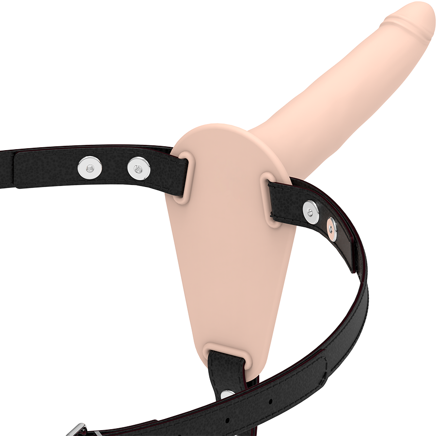 FETISH SUBMISSIVE HARNESS - CARNE SILICONE 15 CM 3 FETISH SUBMISSIVE HARNESS - CARNE SILICONE 15 CM
