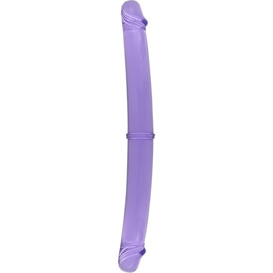 SEVEN CREATIONS - DUPLO PÉNIS 30 CM ROXO