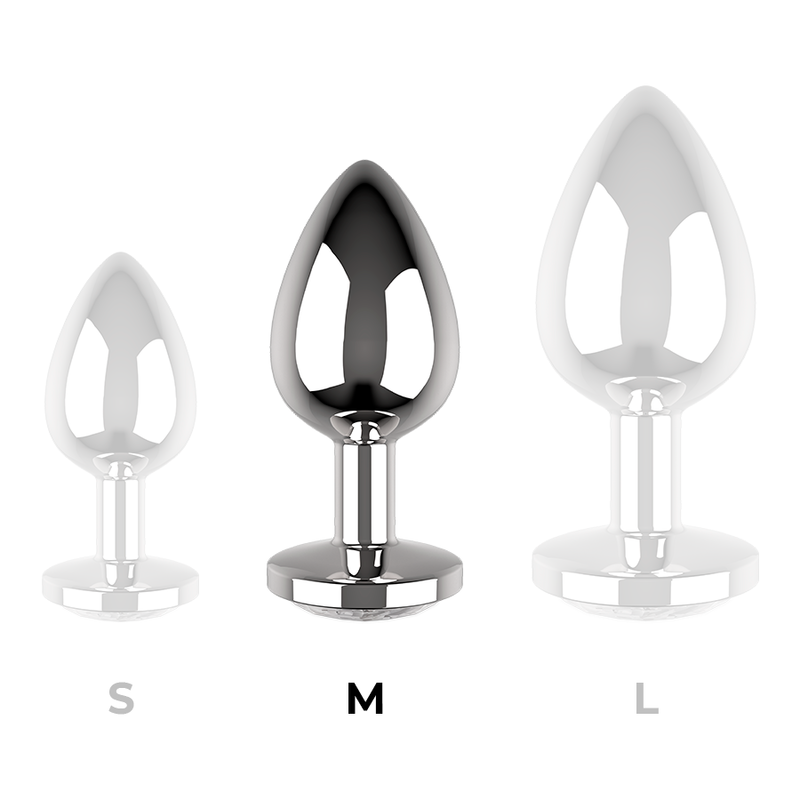 COQUETTE TOYS - PLUGUE ANAL METAL COR CLARO TAMANHO M 3,5 X 8 CM 8 COQUETTE TOYS - PLUGUE ANAL METAL COR CLARO TAMANHO M 3,5 X 8 CM